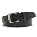 Miniatyrbild 1 av 11: Bälte Herr Mode Casual Dekoration Jeans Rem Utomhus Legering Spänne Brett Bälte Herr 9001-Black Length 120 width 3.8