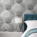 Miniatyrbilde 3 av 5: Melany Rose Tapet Grå Grey