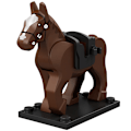 Miniatyrbillede 8 af 9: Enkelt Salg Middelalder Ridder Romersk Krigshest Rohan Dyr Byggeklodser Actionfigurer Legetøj Til Børn Koruit XP1007-1016 XP1010
