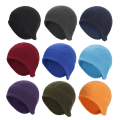 Miniatyrbilde 3 av 11: Høst- og vintersport Ridehette Løping Ny hatt Herre- og damevinterhatt Polar Fleece Ermehette Lett Varm Skilue #4 wine red Average size
