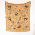 Pikkukuva 11 / 11: Vintage-sohvapeitto, boheemi tuolinpäällinen, pyyhe, pehmeä puuvillainen seinävaate, pöytäliina, perhekoriste, bohotyyli, festivaalilahja B 2 130x150cm