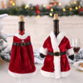 Miniatyrbillede 2 af 11: Jule Vinflaske Cover Glædelig Jul Dekorationer Til Hjemmet 2023 Julepynt Xmas Navidad Natal Gaver Nytår 2024 20