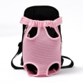Miniatyrbillede 7 af 11: Mesh Hundetransporttaske Udendørs Rejserygsæk Åndbar Bærbar Hundetransportkasse til hunde Katte 3 XL 41x25CM
