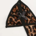 Miniatyrbilde 2 av 5: TAM Sateng Silke Pyjamas Leopardtrykk Undertøy Nattøy Sateng Brown S
