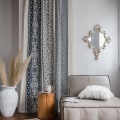 Miniatyrbild 1 av 6: Boho Blå Gardiner Set Fönster Japansk Heminredning Bomull Linne Gardin för Vardagsrum Sovrum Kök Halvgenomskinlig Drapering A W150xL260cm