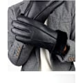 Miniatyrbild 6 av 9: Nya Vinterhandskar för Män Varma Äkta Fårskinns-handskar för Män Termiska Get-päls Kashmir Äkta Läder Snöhandskar Manuella Black B One Size