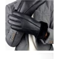 Miniatyrbild 6 av 9: Nya Vinterhandskar för Män Varma Äkta Fårskinns-handskar för Män Termiska Get-päls Kashmir Äkta Läder Snöhandskar Manuella Black C One Size