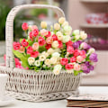 Miniatyrbillede 3 af 11: Efterår 15 Hoveder/Buketter Små Knopper Roser Bract Kunstig Blomst Silke Rose DIY Bryllup Hjem Juledekoration Blomster Rose Gaver A Blue