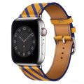 Miniatyrbilde 8 av 9: Lærreim for Apple Watch-rem 44mm 40mm 38mm 42mm iWatch Single tour armbånd Apple Watch 5 4 3 se 6 brown 38mm or 40mm