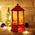 Miniatyrbilde 1 av 11: Jul Stormlykt Lysestake Lampe Liten Nattlampe Gammel Snømann Dekor Liten Nattlampe Skrivebordsdekorasjon Large red elderly