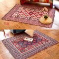 Miniatyrbild 1 av 11: Europa Rosa Sofffilt Bomullstråd Stickad Filt med Tofs Geometrisk Bohemisk Sofföverdrag Sängfilt Heminredning boho pink 90x210cm