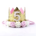 Miniatyrbilde 9 av 11: 1 stk. Første Bursdag Party Hatter 1. 2. 3. Krone Bursdag Hatter Nummer Én Party Dekor Barn Tilbehør Nyfødt Barn 3 Crown