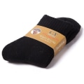 Miniatyrbillede 7 af 11: 1 par Vinter Varme Dame Sokker Uld Herre Herre Sokker Super Tykke Ensfarvede Sokker Merinould Sokker Mod Kold Sne Terry Sokker Khaki 1 Pairs