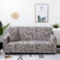 Miniatyrbild 6 av 11: Stretch Rutig Sofföverdrag Elastiska Soffskydd för Vardagsrum funda soffa Stol Sofföverdrag Heminredning 1/2/3/4-sits Color 25 3-seater 190-230cm