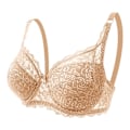 Miniatyrbild 4 av 5: Spets BH Plus Size Underkläder Justerbar Push Up Bekväm Dam BH White 38/85CD
