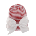 Miniatyrbillede 11 af 11: Babyhue Vinterhue Beanie Dobbeltlags Fortykkede Sløjfehue Baby Ny Hospitalshue #7 gray knot gray cap Average size