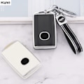 Miniatyrbillede 2 af 7: TPU Bilnøgle Etui Cover Skal Til Mazda 3 Alexa CX30 CX-4 CX5 CX-5 CX8 CX-8 CX-30 CX9 CX-9 Beskytter Nøglefri White