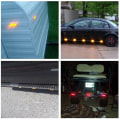 Miniatyrbild 3 av 9: Lastbilssläp Sidomarkeringsljus Bil Signal Broms Bakre Varningsljus Bakljus 6LED 12V 24V nödljus biltillbehör yellow 1 piece
