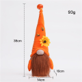 Pikkukuva 9 / 11: Kurpitsa-asusteet Kääpiöpehmolelu Söpö Halloween Kasvoton Kääpiötonttu Koriste Puutarhahuoneen Sisustus Kodin Tarvikkeet Pumpkin Hat