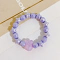 Miniatyrbild 10 av 11: Xiaohongshu Armband i samma stil för studenter, självlysande kaninarmband, söta tecknade tillbehör White luminous rabbit/free bag