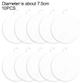 Miniatyrbild 7 av 8: 10/5 st Akrylskivor Julgran Hängande Ornament DIY Tom Cirkel Jul Nyår Dekor för Hem Klar Prydnadskula Hantverk 10PCS-Diameter 5cm
