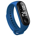 Miniatyrbillede 4 af 6: Vandtæt LED Hvidt Lys Mode Studerende Par Fritid Sport Touch Armbånd Elektronisk Ur White light gray