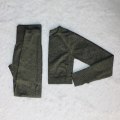 Miniatyrbillede 6 af 11: Yoga Sæt Fitness Sportsdragter Træningsdragt Top Højtaljede Leggings Til Kvinder khaki green set M