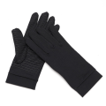 Pikkukuva 1 / 5: Miesten käsineet kuparikuitu spandex kosketusnäyttö juoksu urheilu talvi lämpimät termokäsineet miehet jalkapallo käsineet silkkikäsineet Black S