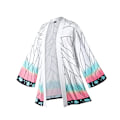 Miniatyrbilde 7 av 9: Demon Slayer Kimetsu No Yaiba Haori Kimono Cosplay Kostyme Kamado Nezuko Kåpe Skjorte Halloween Kostymer for Barn Voksen style3 9T