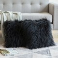 Miniatyrbillede 3 af 11: Bløde Plys Pudebetræk Pude Betræk Boligindretning Pudebetræk Stue Soveværelse Sofa Dekorative Pudebetræk 43x43cm Ny Navy