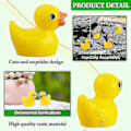 Miniatyrbillede 3 af 5: 200 stk. Mini Gule Ænder Ællinger Små Ænder Havedekoration Akvarium Dukkehus Potteplanter Dekoration 7 farver Grøn 10 STK Green 10 PCS