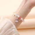 Miniatyrbillede 5 af 9: Lille Vare Armbånd Ornament Koreansk Stil Frisk Sød Clow M Krystal Snøre Perler Børn Studenter Armbånd Kvinde 573C dimples