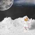 Pikkukuva 3 / 5: Kestävä jääkaappimagneetti DIY askarteluhartsi 3D-efekti astronautti pyyhittävä taulu magneetti kodin sisustus E E