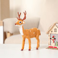 Miniatyrbild 8 av 9: Bakning Julgransdekoration Mini Söt Sika Hjort Shopping Fönster Simulering Rounded deer height 30cm