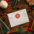 Miniatyrbild 5 av 11: 500 st/rulle Jul Godispåse Förslutningsetiketter Juldekoration för Hemmet Jultomte Julgran Ornament Nyår 2023 9