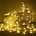Miniatyrbilde 4 av 6: LED Lyslenke Jule Snøfnugg Fe Lys Hengende Ornamenter Juletrepynt til Hjemmefest Colorful 3M20LEDs