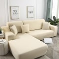 Miniatyrbild 10 av 11: Enfärgade hörnsofföverdrag för vardagsrum, elastiska Spandex sofföverdrag, stretchiga överdrag, L-formad soffa, behöver köpa 2 st sofföverdrag 2 1pc  1-Seat 90-140cm