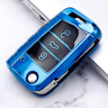 Miniatyrbild 5 av 10: För MK7 GTI 7 Golf 7 Golf R Skoda Octavia A7 SEAT Bil TPU Vikbar Nyckelskydd Väska Fodral Hållare Skydd Nyckelring blue keychain