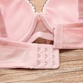 Miniatyrbild 4 av 4: BH för Kvinnor Push Up BH Sömlös Bralette Vadderad Omlott Rosett Sling Andningsbar Underkläder Khaki 36/80AB