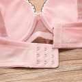Miniatyrbillede 4 af 4: BH'er til Kvinder Messing Push Up BH Sømløs Bralette Polstret Indpakket Sløjfe Sling Åndbart Undertøj Red 36/80AB