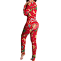 Miniatyrbillede 4 af 11: Julepyjamas Matchende Familie Pyjamas Mode Pyjamas til Kvinder Knaplukket Flap Voksne Loungewear Nyt Design Lounge Wear Hjemmetøj style 1 M
