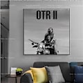 Pikkukuva 1 / 5: Beyonc Renaissance Beyonc hip-hop musiikkialbumi tähti kangasmaalaus juliste HD-tulosteet seinätaide elämä kodin sisustus Punainen 30x30 CM Ei kehystä Red 30x30 CM No Frame