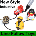Miniatyrbillede 5 af 10: Magiske spor legetøj induktiv tank bil model bil robot pingvin følger linje du tegner intelligens udvikling børnelegetøj Racing Car