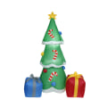 Miniatyrbilde 4 av 7: Jule Inflasjonsmodell 1.8 M Juletre LED Lysmodell Gårdsplassdekorasjoner British Standard