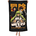 Miniatyrbillede 2 af 4: Anime Code Geass - Hurtigtørrende badehåndklæder, poolhåndklæder til rejser, strandYT09
