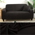 Miniatyrbillede 11 af 11: Tykt sofabetræk Jacquard ensfarvet trykte sofabetræk til stue sofabetræk hjørnesofa slipcover L form jade 1-seater(90-130cm)