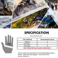Miniatyrbild 3 av 9: 100% Vattentäta Cykelhandskar Vinter Herr Sport Helfinger Termiska Cykel Motorcykel Scooter MTB Landsvägscykelhandskar GOL115 BLA XL