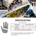 Pikkukuva 3 / 9: 100% vedenpitävät pyöräilyhanskat talvi miehet urheilu kokosormi lämpö pyörä moottoripyörä skootteri MTB maantiepyörä hanskat GOL006 Black XL