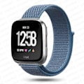 Miniatyrbild 1 av 11: Armband för Fitbit Versa 2 band correa Smartklocka ersättningsarmband Nylon Loop Armband correa Fitbit Versa 2/Fitbit Libe band Overseas Cape Cod Blue