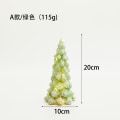 Miniatyrbillede 6 af 11: Glas Juletræ Julepynt Borddekoration Lysende Lille Natlampe Hjemme Layout Rekvisitter Julegave M style gold